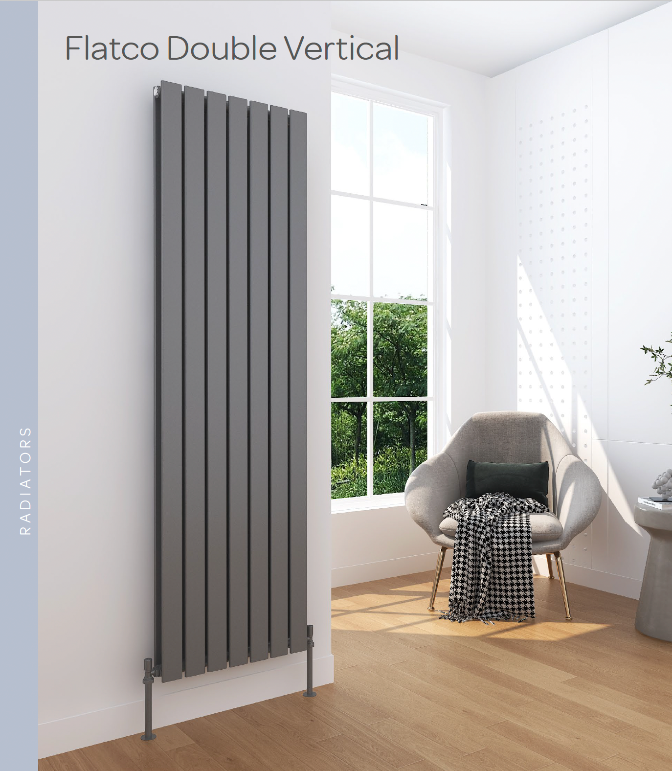 Flatco Double Vertical Radiator / BTU 10396